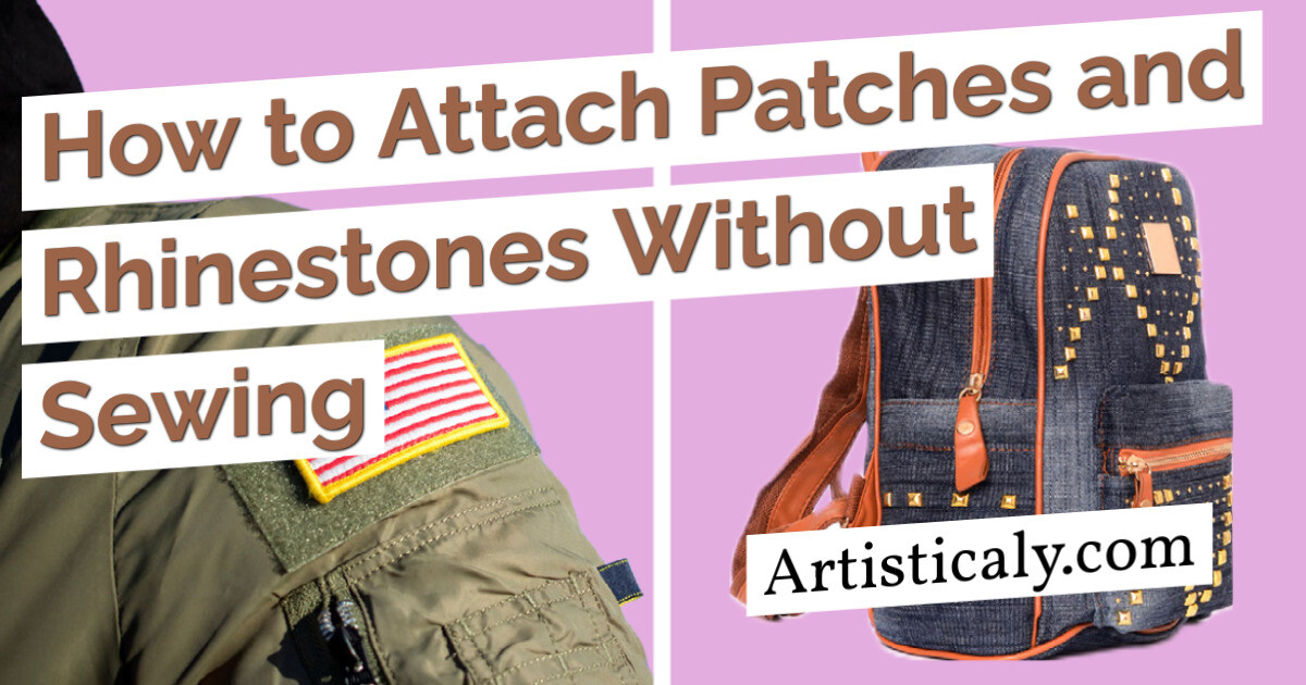 Post Banner: How to Attach Patches and Rhinestones Without Sewing